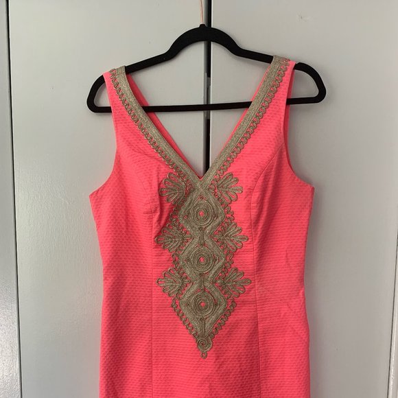 Lilly Pulitzer Pink Junie Shift Dress - Picture 2 of 6